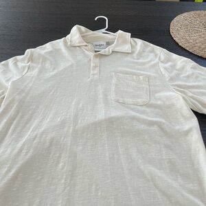 Goodfellow & Co Men's Off-White Polo Shirt